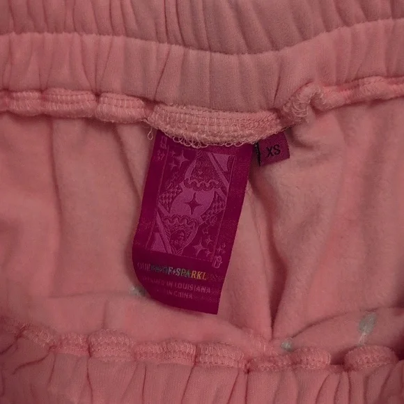 Queen Of Sparkles Pink Halloween Spider Shorts - Picture 2 of 2